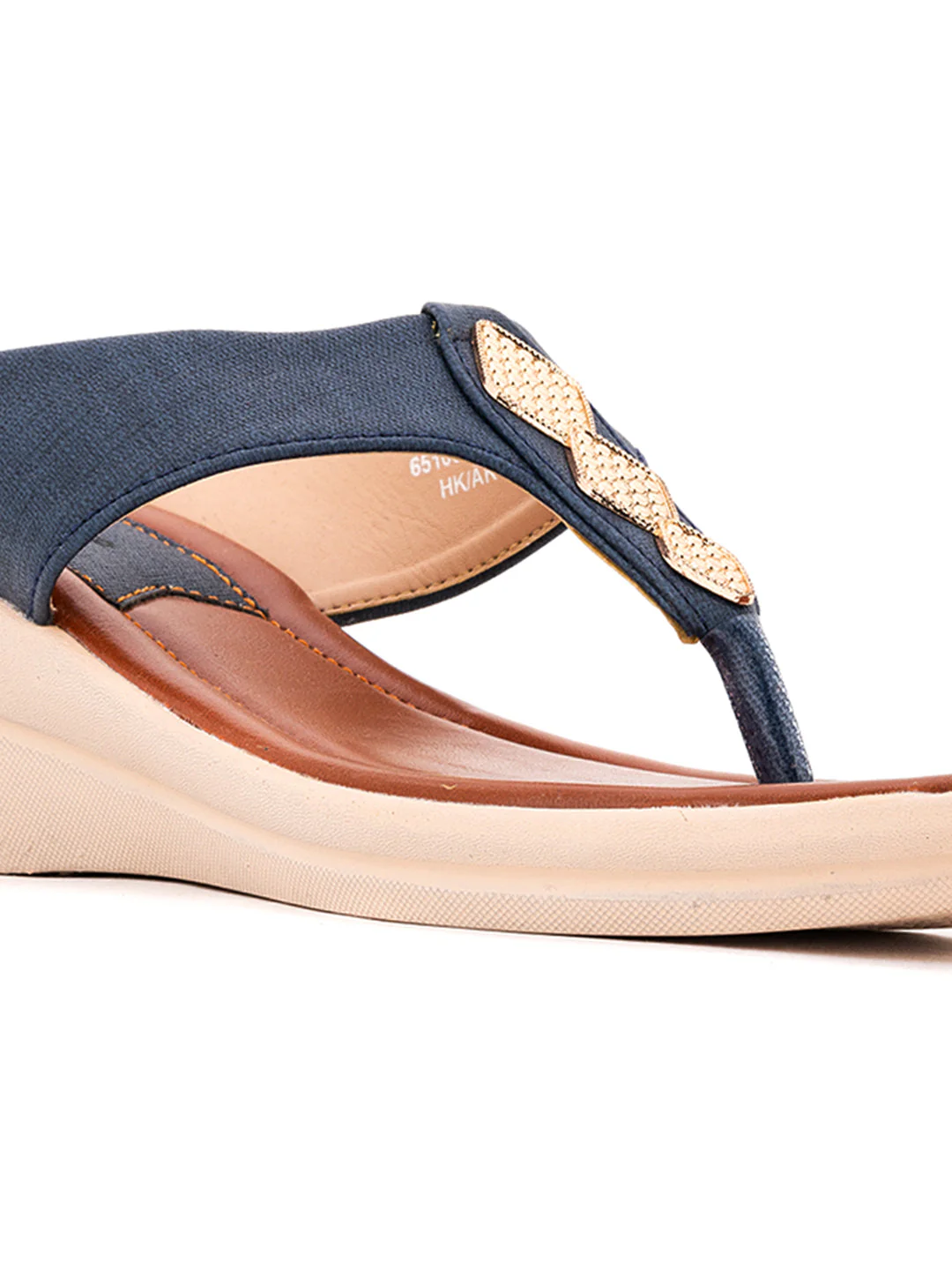 Khadim Wedge Heel Slip On Sandal for Women - Image 5