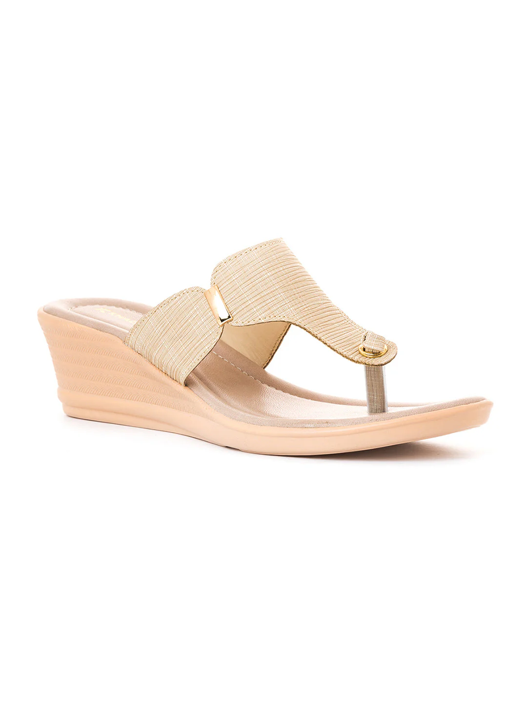 Khadim Wedge Heel Slip On Sandal for Women - Image 6