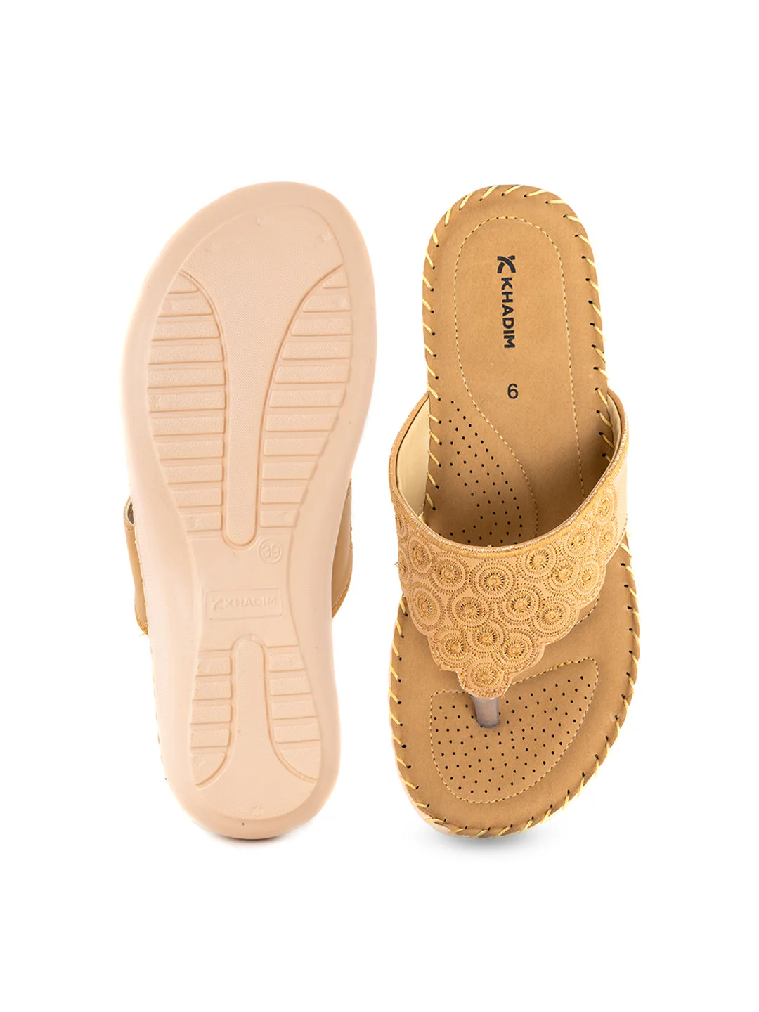 Khadim Wedge Heel Slip On Sandal for Women - Image 11