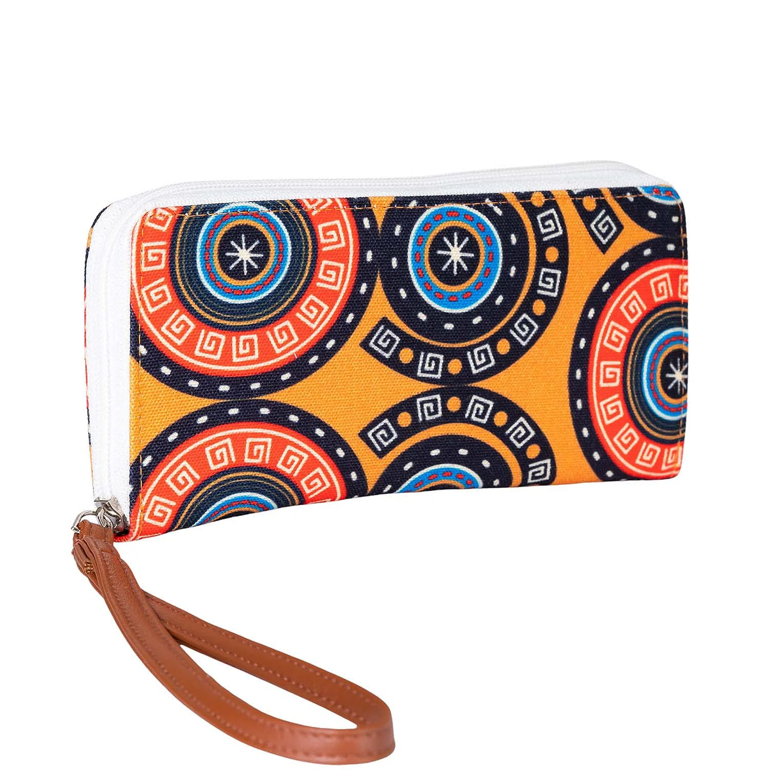 KHADIM Zip-Around Wallet Wristlet for Women - Image 3